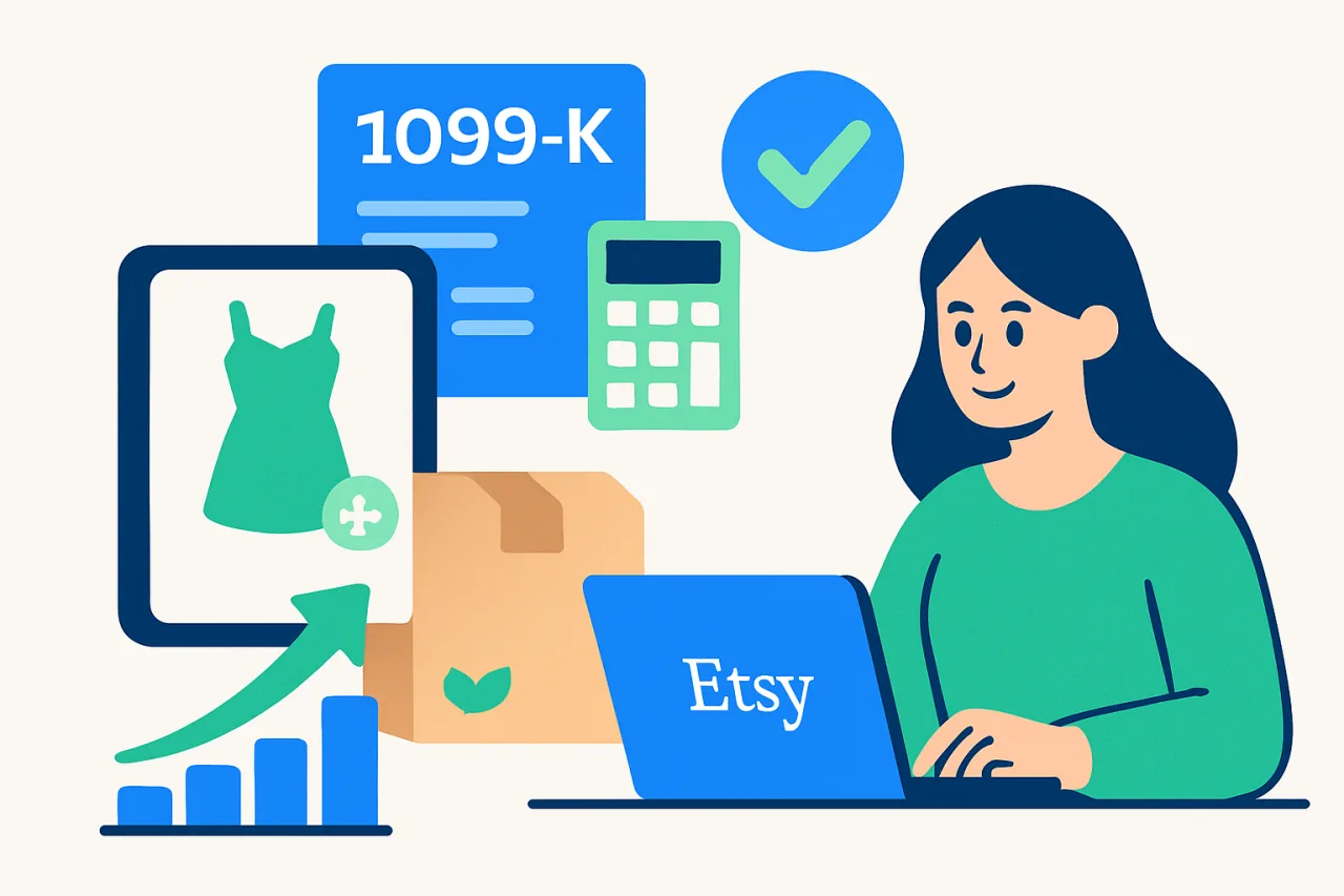 Etsy Seller Taxes in 2026: 1099-K, Deductions & Do You Need an LLC?